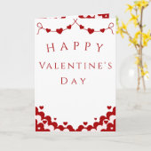 Valentine’s Day Card, Romantic Holiday Greeting カード (黄色い花)