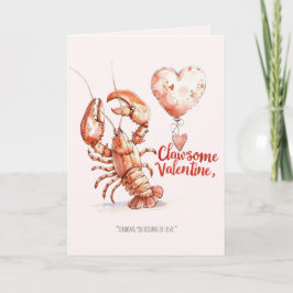 Valentine’s Day Clawsome Valentine Holiday Card シーズンカード