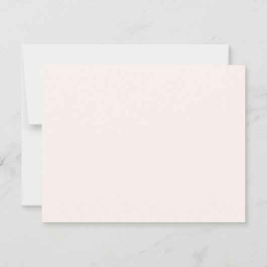 Valentine’s Day Cupid Note Card 招待状 (裏面)