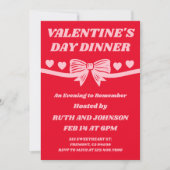 Valentine’s Day Dinner Event 招待状 (正面)