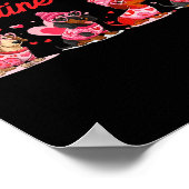 Valentine’s Day Dog Cute Dachshund Dogs For Dog Mo ポスター (角)