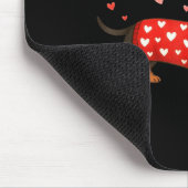 Valentine’s Day Dog Cute Dachshund Dogs For Dog Mo マウスパッド (コーナー)