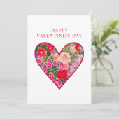 Valentine’s Day for Best Friend, Floral Heart Love シーズンカード (スタンド正面)