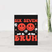 Valentine’s Day Funny 67 Meme Six Seven 6 7 Valent カード (正面)