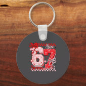 Valentine’s Day Funny 67 Meme Six Seven 6 7 Valent キーホルダー (正面)