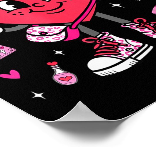 Valentine’s Day Funny 67 Meme Six Seven 6 7 Valent ポスター (角)