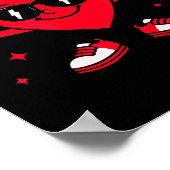 Valentine’s Day Funny 67 Meme Six Seven 6 7 Valent ポスター (角)