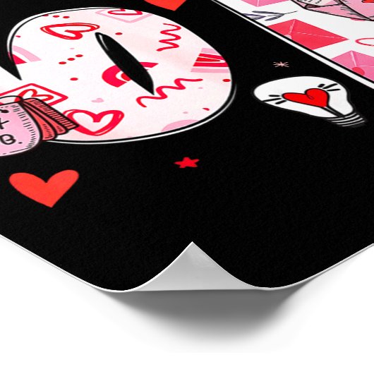 Valentine’s Day Funny 67 Meme Six Seven 6 7 Valent ポスター (角)