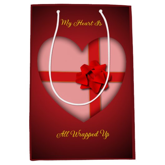 Valentine’s Day Gift Bag ミディアムペーパーバッグ (正面)