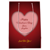 Valentine’s Day Gift Bag ミディアムペーパーバッグ (裏面)