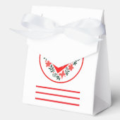 Valentine’s Day Gift Box Heart Floral Design フェイバーボックス (正面)