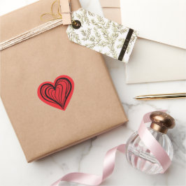 Valentine’s Day Gifts - Red Heart -  ハートシール