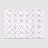 Valentine’s Day Girly Soft Red Heart Pattern 薄葉紙 (正面)