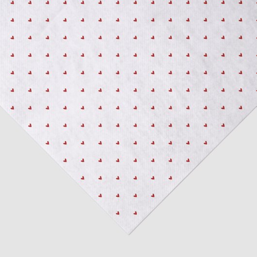 Valentine’s Day Girly Soft Red Heart Pattern 薄葉紙 (詳細)
