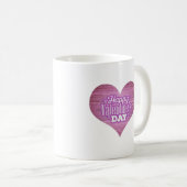 Valentine’s Day Heart & Love Mug Design コーヒーマグカップ (正面右)