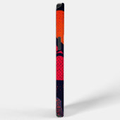 Valentine’s Day Heart Pattern – Retro Pop Art iPhoneケース (右側面)