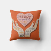 Valentine’s Day Heart Word Art  クッション (裏面)