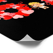 Valentine’s Day Hearts 67 Meme Six Seven 6 7 Cute  ポスター (角)