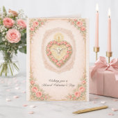 Valentine’s Day Holy Spirit Dove Roses シーズンカード