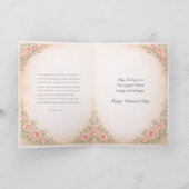 Valentine’s Day Holy Spirit Dove Roses シーズンカード (内部)