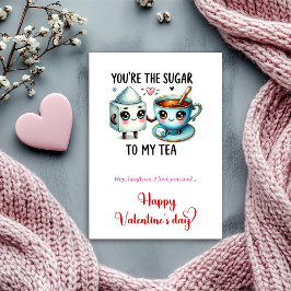 Valentine’s Day Humor Card Cartoon Food Love シーズンカード
