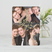 Valentine’s Day I Love You Photo Collage  シーズンカード (スタンド正面)