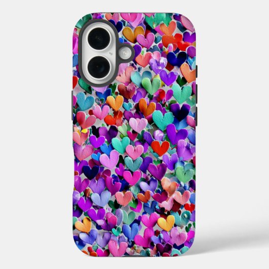 Valentine’s Day iPhone 16 Case | Romantic Case-Mate iPhoneケース (裏面)