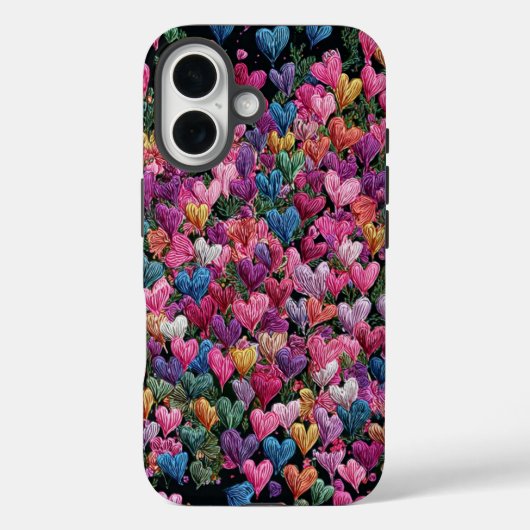 Valentine’s Day iPhone 16 Case | Romantic Case-Mate iPhoneケース (裏面)
