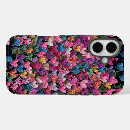 Valentine’s Day iPhone 16 Case | Romantic Case-Mate iPhoneケース (裏面 (横))