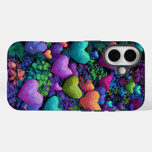 Valentine’s Day iPhone 16 Case | Romantic Case-Mate iPhoneケース (裏面 (横))