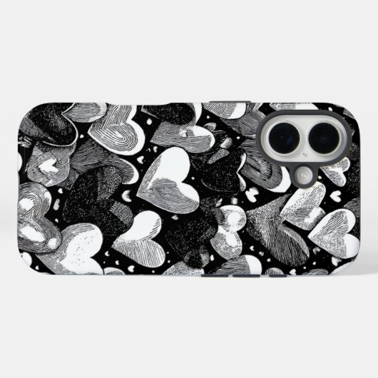 Valentine’s Day iPhone 16 Case | Romantic Case-Mate iPhoneケース (裏面 (横))