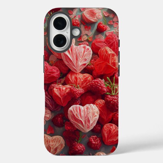 Valentine’s Day iPhone 16 Case | Romantic Case-Mate iPhoneケース (裏面)