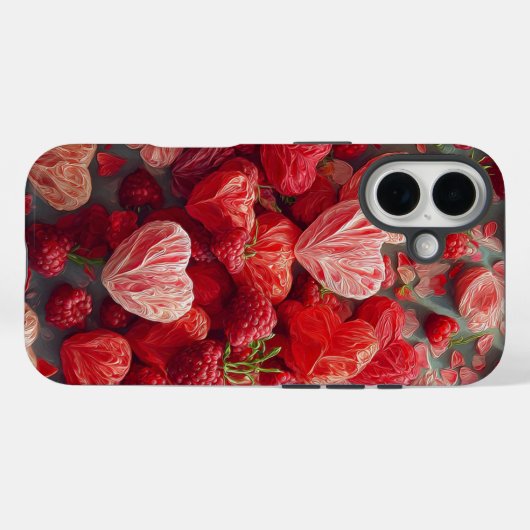 Valentine’s Day iPhone 16 Case | Romantic Case-Mate iPhoneケース (裏面 (横))
