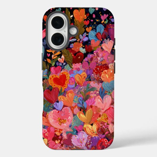 Valentine’s Day iPhone 16 Case | Romantic Case-Mate iPhoneケース (裏面)