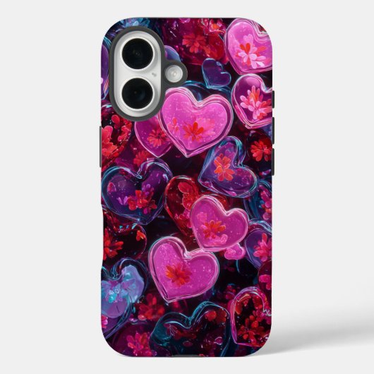 Valentine’s Day iPhone 16 Case | Romantic Case-Mate iPhoneケース (裏面)