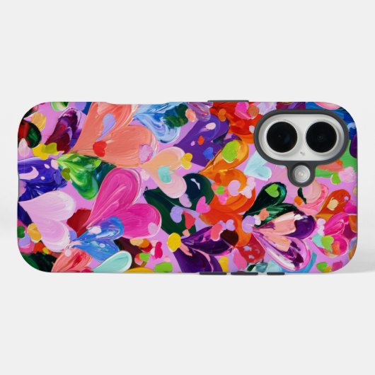 Valentine’s Day iPhone 16 Case | Romantic Case-Mate iPhoneケース (裏面 (横))