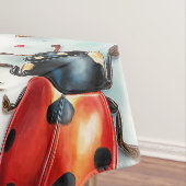 Valentine`s Day Ladybug Love Pattern テーブルクロス (インサイチュ)