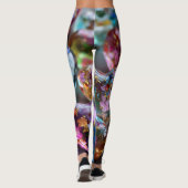 Valentine’s Day Leggings – Romantic Heart Pattern レギンス (裏面)