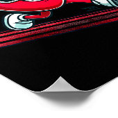 Valentine’s Day Love Heart Runner Track Running  ポスター (角)