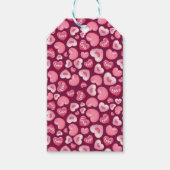 Valentine’s Day Love Hearts. Sweet and Glossy Hea ギフトタグ (正面)