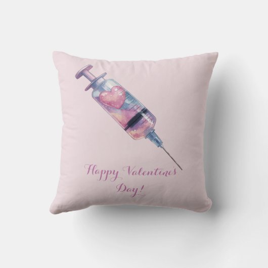 Valentine’s Day Love Injection Design クッション (裏面)