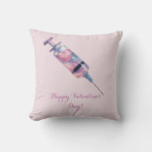 Valentine’s Day Love Injection Design クッション (正面)