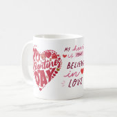 Valentine’s Day Love Mug コーヒーマグカップ (正面左)