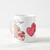 Valentine’s Day Love Mug コーヒーマグカップ (正面左)