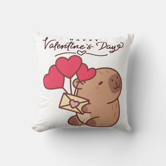 Valentine’s Day Love Pillow クッション (正面)