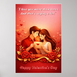 Valentine’s Day Love Quote Poster ポスター