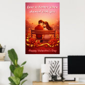 Valentine’s Day Love Quote Poster ポスター (ホームオフィス)