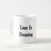 Valentine’s Day Love Quote Printed Mug コーヒーマグカップ (正面左)
