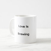 Valentine’s Day Love Quote Printed Mug コーヒーマグカップ (正面左)