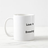 Valentine’s Day Love Quote Printed Mug コーヒーマグカップ (左)